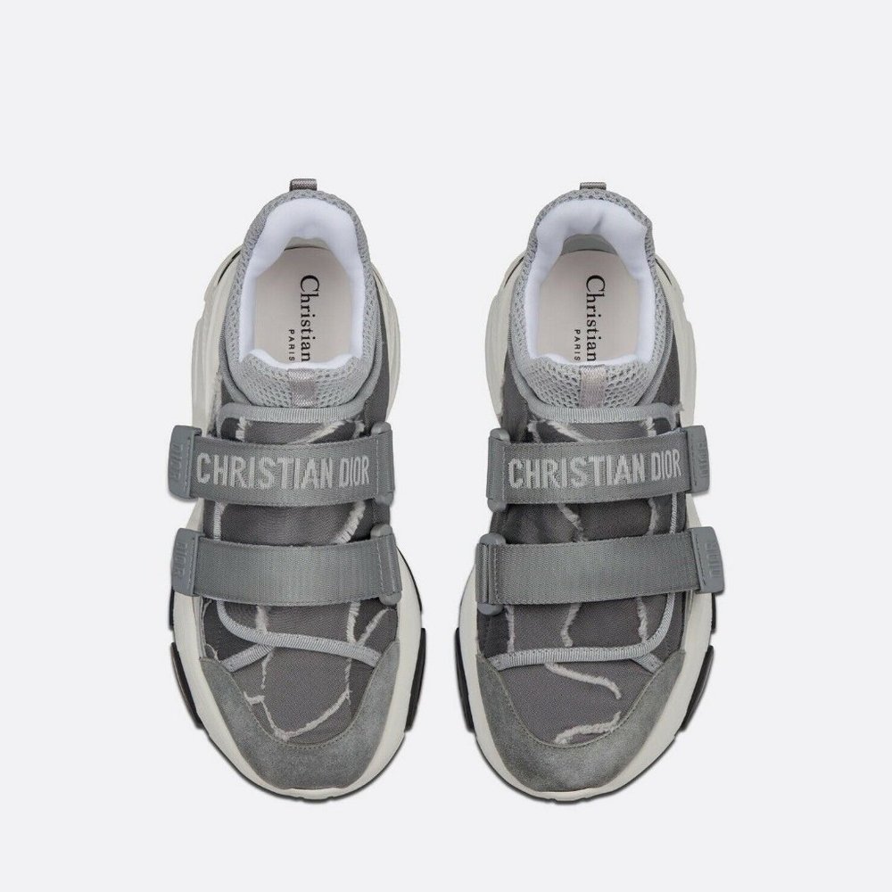 NIB DIOR Women D WANDER Reflective Strap Solar Connect ID Sneaker 38.5/40/41